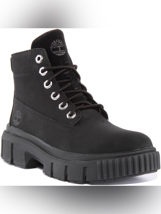 Timberland Shoes - Timberland Women's Greyfield 6 Inch Black Lace-Up Chunky Lug Boot